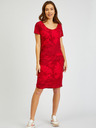 Sam 73 Rotes gemustertes Damenkleid SAM73 Corvus