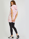 Sam 73 Rosa gemustertes ärmelloses Sweatshirt für Damen SAM73 Carina