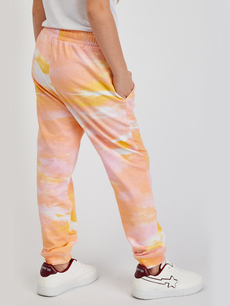 Sam 73 Rosa und orange gemusterte Mädchen-Sweatpants SAM73 Jargon