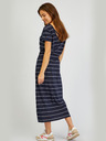 Sam 73 Dunkelblau gestreiftes Damenkleid SAM73 Columba