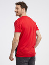 Sam 73 Schwarz-rotes Herren-T-Shirt SAM 73 Seamus
