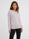 Sam 73 Hellrosa Langarm-T-Shirt für Damen SAM 73 Sharma