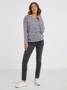 Sam 73 Blau-rosa gestreiftes Langarm-T-Shirt für Damen SAM 73 Prudence
