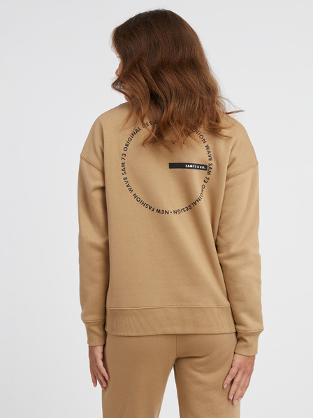 Sam 73 Hellbraunes Damen-Sweatshirt SAM 73 Amber