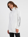 Sam 73 Weißes Damen-Sweatshirt mit Reißverschluss SAM 73 Asajj