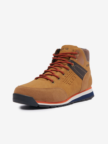 Sam 73 Braune Herren-Stiefeletten mit Wildleder-Detail SAM 73 Musca Stiefel