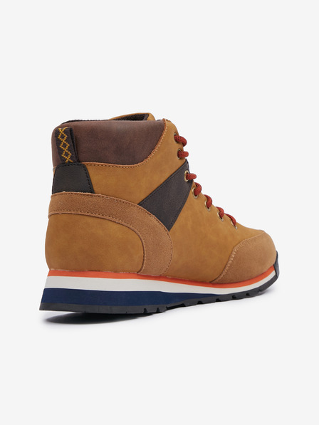 Sam 73 Braune Herren-Stiefeletten mit Wildleder-Detail SAM 73 Musca Stiefel