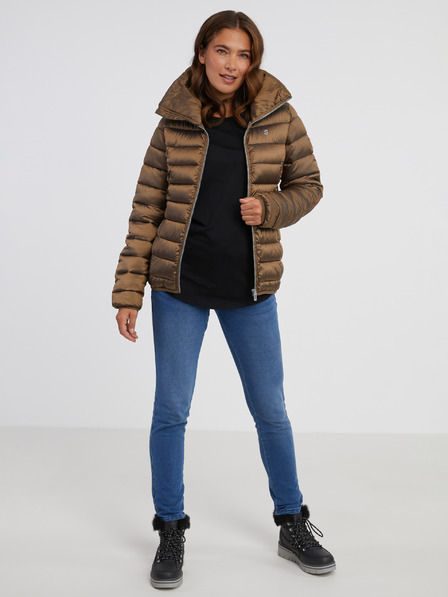 Sam 73 Braune Damen-Winter-Steppjacke SAM 73 Beta
