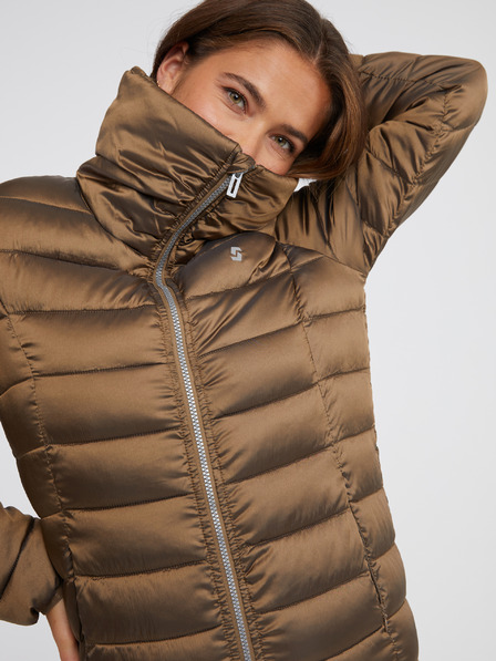 Sam 73 Braune Damen-Winter-Steppjacke SAM 73 Beta