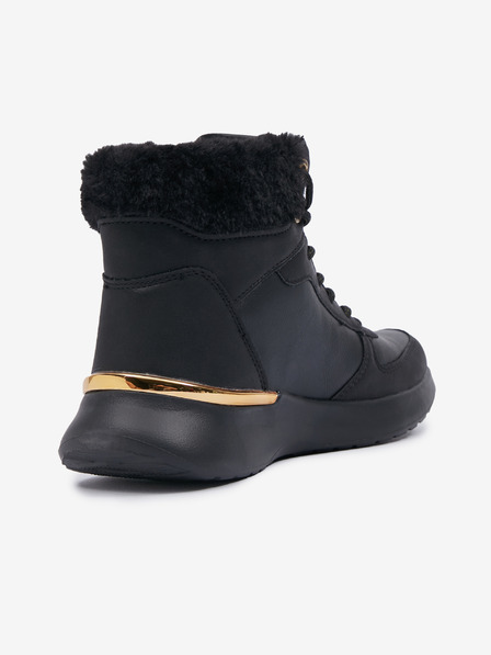 Sam 73 Schwarze Damen-Winterstiefelette mit Wildleder-Details SAM 73 Antlia