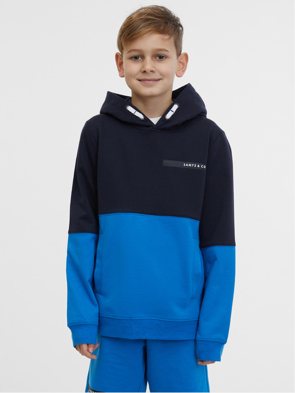 Sam 73 Blaues Jungen-Sweatshirt SAM 73 Chip