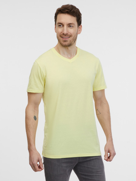 Sam 73 Hellgelbes Herren-T-Shirt SAM 73 Fidel