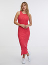 Sam 73 Korallfarbenes Basic-Maxikleid für Damen SAM 73 Rita