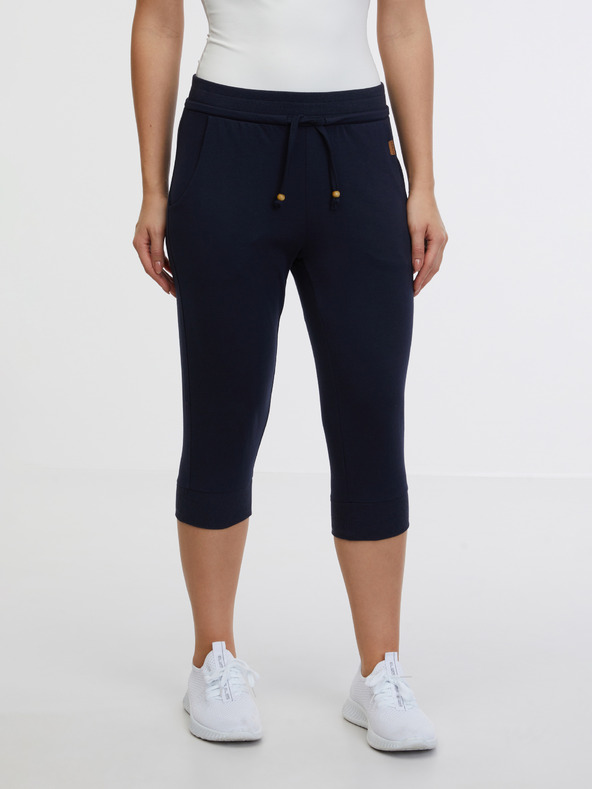 Sam 73 Dunkelblaue Dreiviertel-Sweatpants für Damen SAM 73 Camila