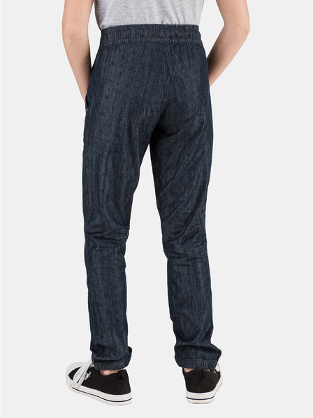 Sam 73 Dunkelblaue gemusterte Hose für Mädchen SAM 73