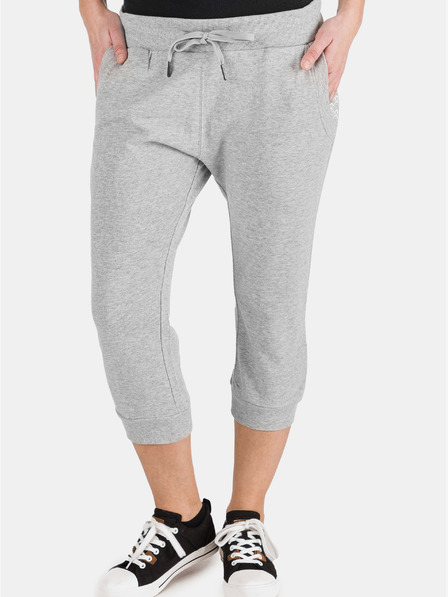 Sam 73 Hellgraue Damen 3/4 Sweatpants SAM 73