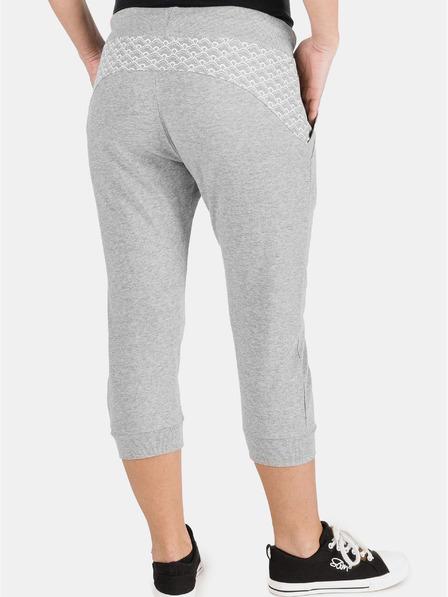 Sam 73 Hellgraue Damen 3/4 Sweatpants SAM 73