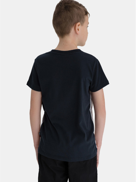 Sam 73 Graues und blaues Jungen-T-Shirt mit SAM 73