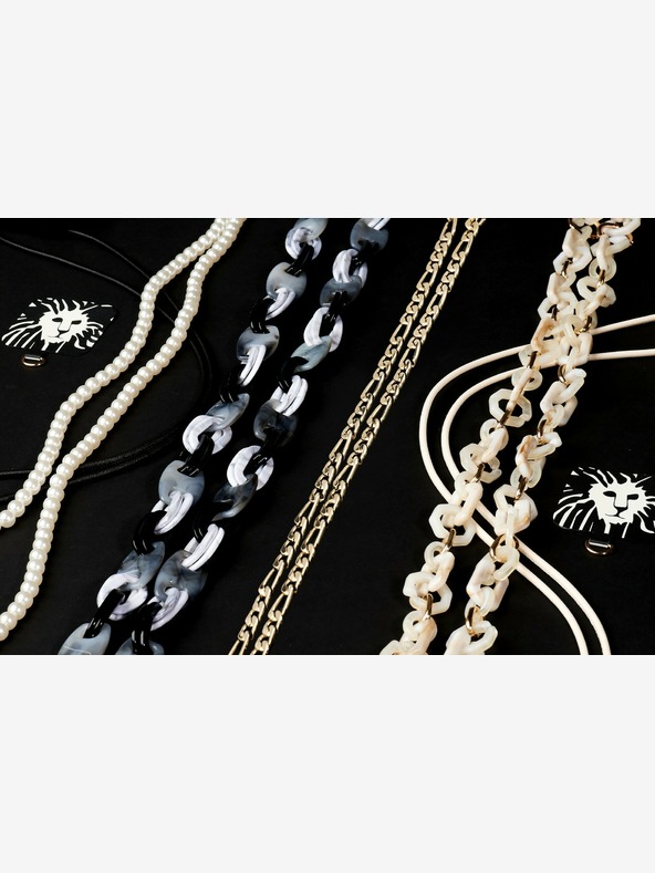 Anne Klein Kunststoff-Kreuzkette für Mobiltelefon Anne Klein WK4028GPIV