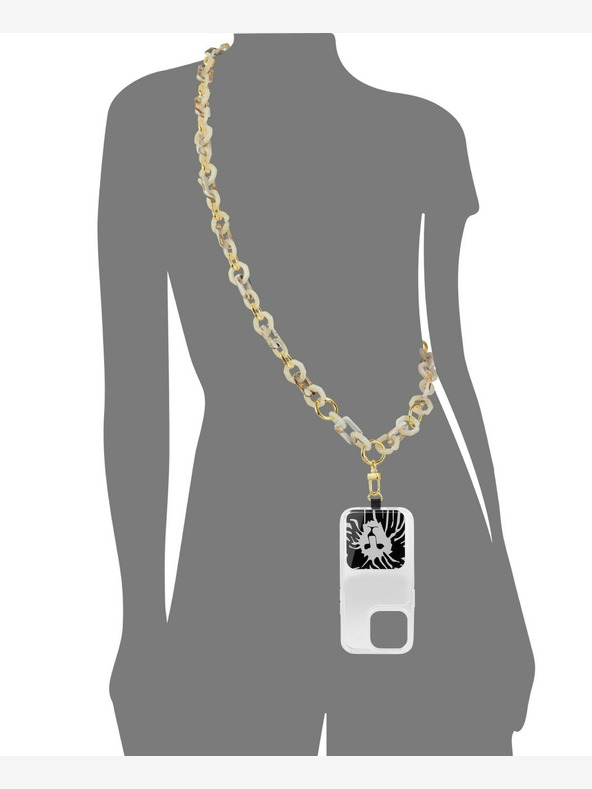 Anne Klein Kunststoff-Kreuzkette für Mobiltelefon Anne Klein WK4028GPIV