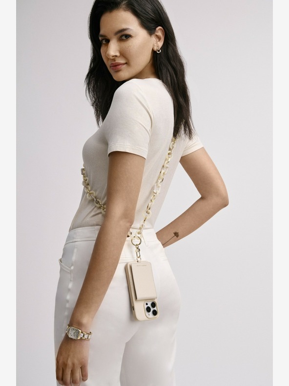 Anne Klein Kunststoff-Kreuzkette für Mobiltelefon Anne Klein WK4028GPIV