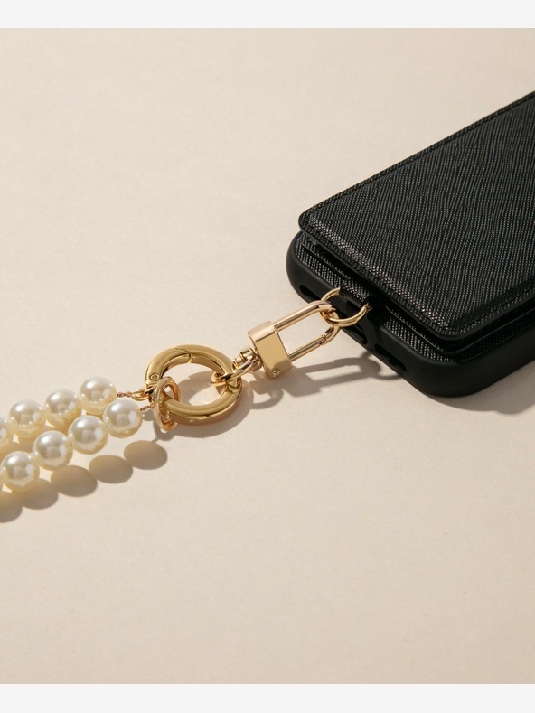 Anne Klein Schwarze Anne Klein-Hülle für das iPhone 14 Pro