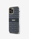 DKNY PC/TPU Repeat Pattern Tonal Stripe Magsafe Back Cover für iPhone 12/12 Pro Schwarz DKNY