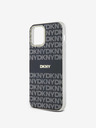 DKNY PC/TPU Repeat Pattern Tonal Stripe Magsafe Back Cover für iPhone 12/12 Pro Schwarz DKNY
