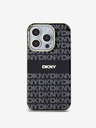 DKNY PC/TPU Repeat Pattern Tonal Stripe Magsafe Back Cover für iPhone 13 Pro Schwarz DKNY