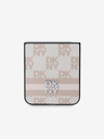 DKNY DKNY PU Leder Karomuster und Streifen Back Cover für Samsung Galaxy Z Flip 6 Pink