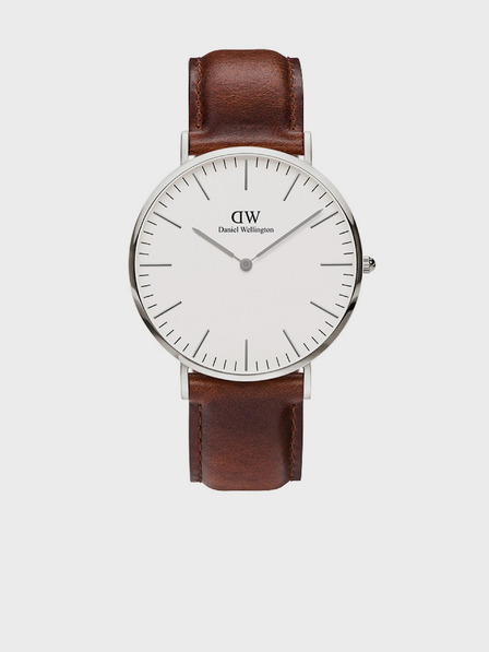 Daniel Wellington Daniel Wellington Classic St Mawes Herrenuhr mit Lederarmband