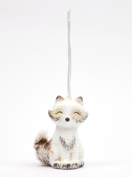 Kaemingk Weißer Weihnachtsschmuck Kaemingk - Fuchs