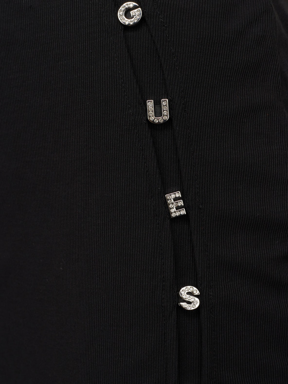 Guess Schwarzer ärmelloser Rock Guess