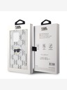 Karl Lagerfeld Karl Lagerfeld IML Galvanisierter Karlskopf Back Cover für iPhone 15 Pro Transparent