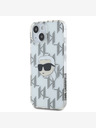 Karl Lagerfeld Karl Lagerfeld IML Galvanisierter Karlskopf Back Cover für iPhone 15 Transparent