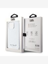 Karl Lagerfeld Genarbtes PU Hotel RSG Back Cover für iPhone 15 Pro Max Grau Karl Lagerfeld