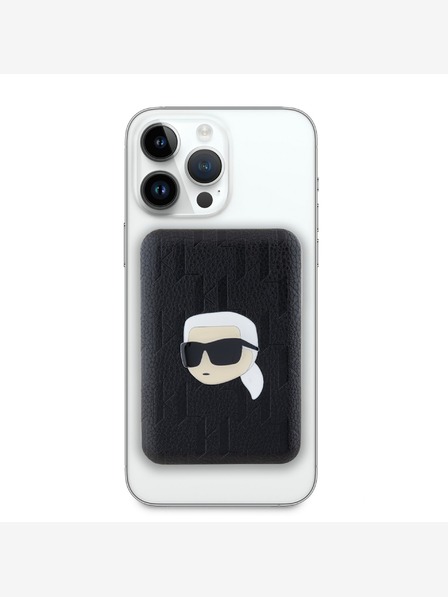 Karl Lagerfeld Karl Lagerfeld Geprägter Karl Head MagSafe Powerbank 5000mAh Schwarz