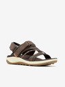 Merrell Braune Damen Ledersandalen MERRELL Terran 4 Backstrap