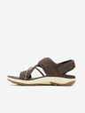 Merrell Braune Damen Ledersandalen MERRELL Terran 4 Backstrap
