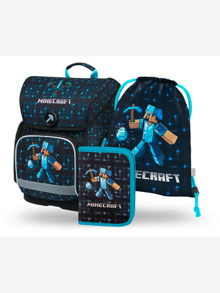 BAAGL  Ergo Minecraft Blue Axe School Set
