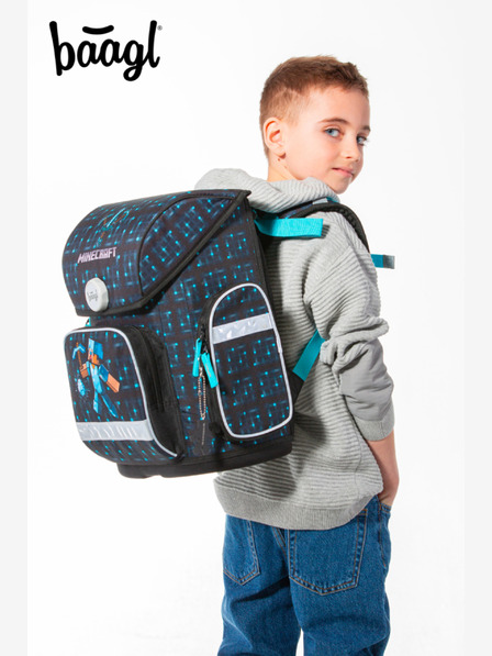 BAAGL  Ergo Minecraft Blue Axe School Set