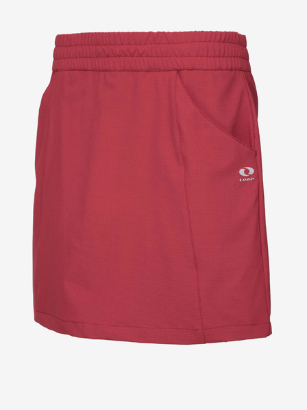 Loap Roter Damen 2in1-Rock mit Shorts LOAP UZNORA