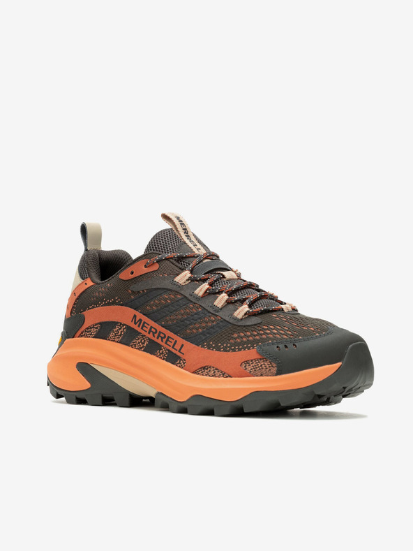Merrell Orange und graue Herren Outdoor-Sneaker MERRELL Moab Speed 2