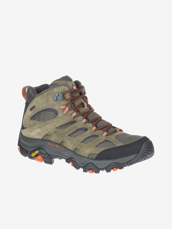 Merrell Grüne Herren Knöchel Outdoor Turnschuhe MERRELL Moab 3 Mid GTX