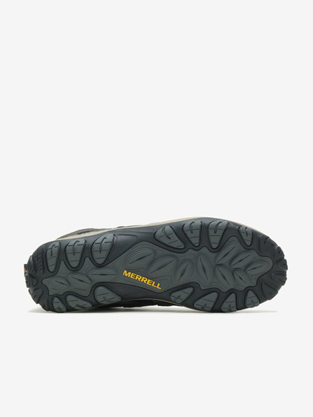 Merrell Braune und schwarze knöchelhohe Herren Outdoor-Sneaker MERRELL West Rim Sport Mid GTX