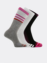 Merrell Merrell Cushioned Cotton Stripe Crew Socken 3 Paare