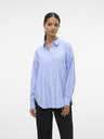 Vero Moda Blaues gestreiftes Damenhemd Vero Moda Fanni