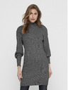 ONLY Dunkelgraues geripptes Pulloverkleid ONLY Katia
