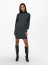 ONLY Dunkelgraues geripptes Pulloverkleid ONLY Katia