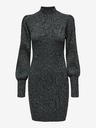 ONLY Dunkelgraues geripptes Pulloverkleid ONLY Katia